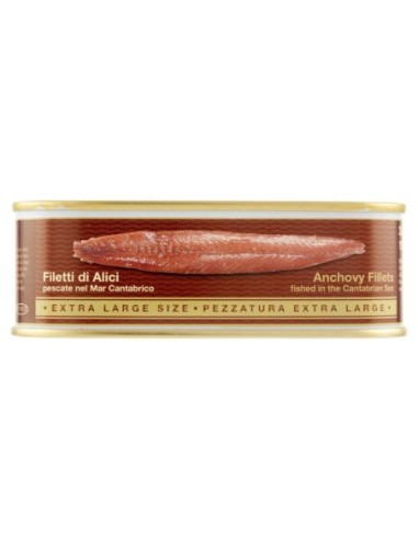 Delicius XL Cantabrian anchovy fillets - 320 gr - Free shipping delivered to EUROPE and UK