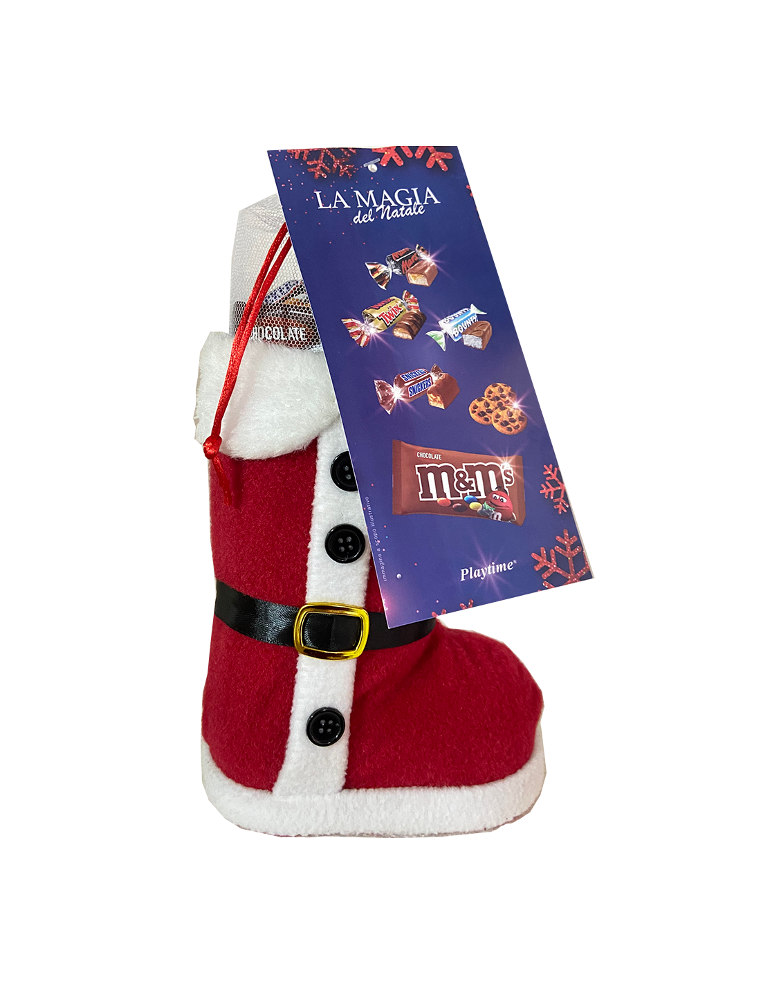 Kit calza di Natale - Babbo Natale e il pupazzo di neve - Decorazioni Natalizie da Ricamare – La Casa Del Mezzo Punto SRL