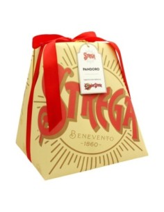 Strega Alberti Pandoro gefüllt mit Strega-Likörcreme - 1 kg - Kostenloser Versand nach Europa und Großbritannien