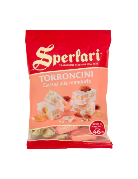 Sperlari Classic Nougat mit Mandeln 46% - 117 Gr - Kostenloser Versand nach Europa und Großbritannien
