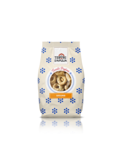 Tesori D'Apulia Pugliese Taralli met sesam - 400 gr