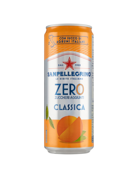 San Pellegrino Orangeade Zero - 33 cl - Kostenloser Versand nach Europa und Großbritannien