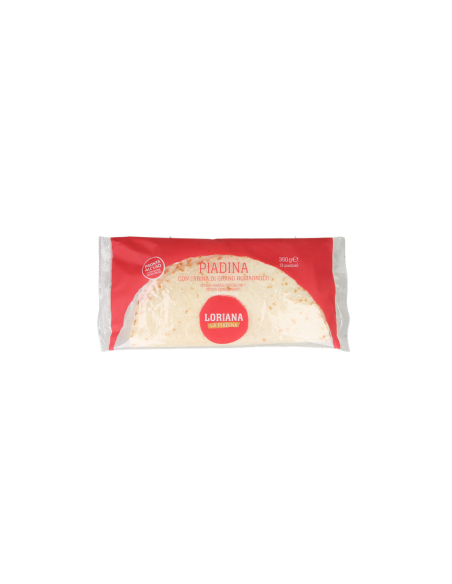 Loriana Piadina Romagnola Folded 3 pcs - 350 gr - Free shipping delivered to EUROPE and UK