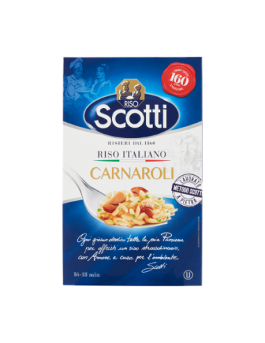 Scotti Riso Carnaroli - 1kg - Livraison gratuite en EUROPE et au Royaume-Uni