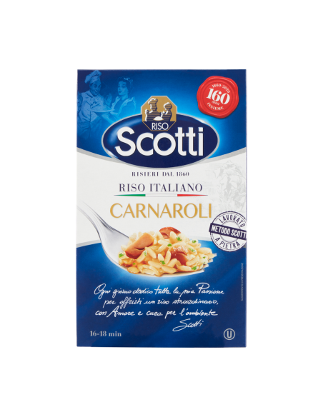 Scotti Riso Carnaroli - 1kg - Livraison gratuite en EUROPE et au Royaume-Uni