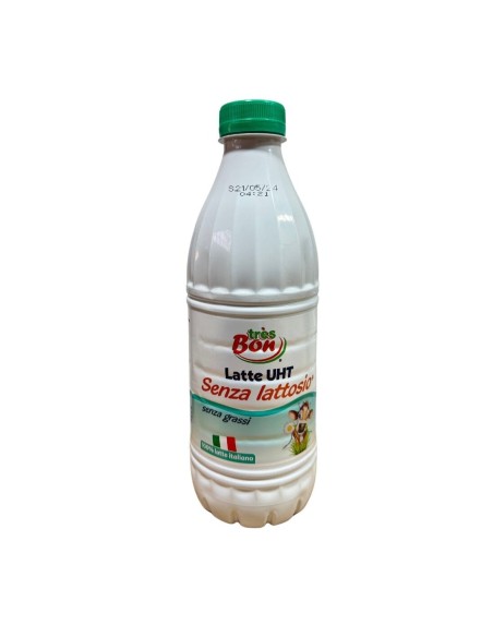 Latte Scremato Tres Bon Senza Lattosio, Ricco di Calcio e Proteine