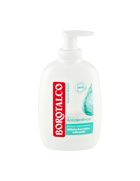 Borotalco Sapone Muschio Bianco Antibatterico Delicato