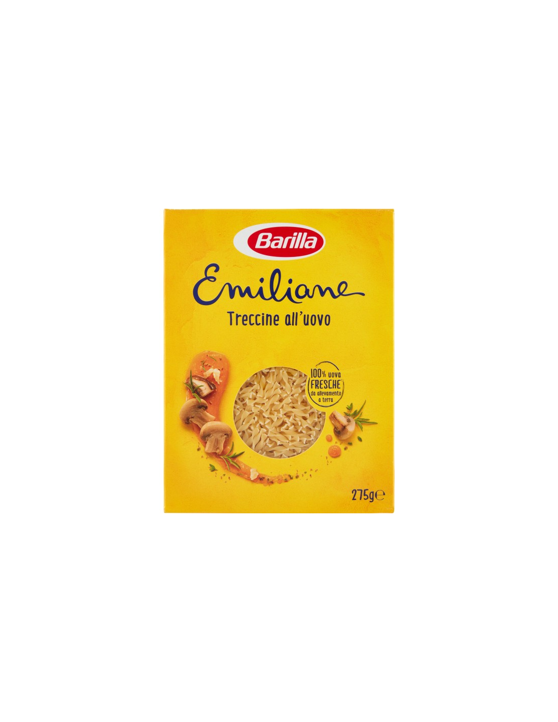 Barilla Emiliane Treccine egg pasta - 275 gr - Free shipping delivered ...