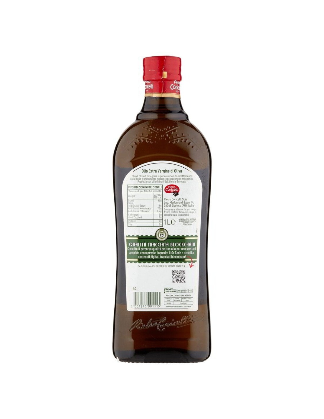 Pietro Coricelli Extra Vierge Olijfolie - 1 lt - Gratis verzending