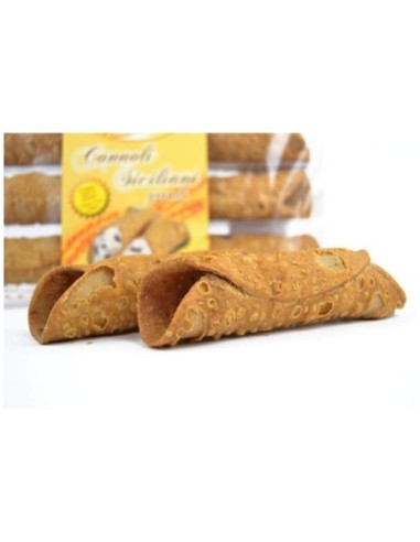 Mascolo Large Sicilian Cannoli peels - 160 gr - Free shipping delivered to EUROPE and UK