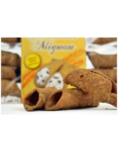 Mascolo Small Sicilian Cannoli peels - 160 gr - Free shipping delivered to EUROPE and UK