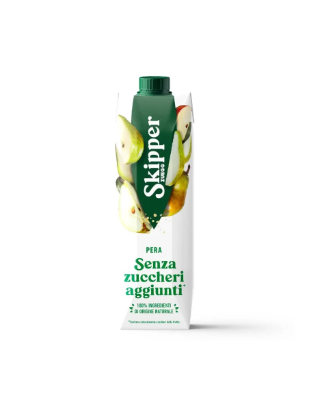 Skipper Perensap zonder toegevoegde suiker - 1 lt - Gratis verzending naar Europa en Groot-Brittannië
