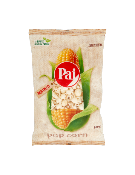 Pai Pop Corn nicht frittiert - 100 gr - Kostenloser Versand nach Europa und Großbritannien