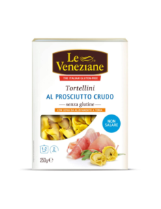 Le Veneziane Tortellini met rauwe ham, glutenvrij - 250 gr