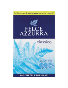 Felce Azzurra Classic Linen Perfume Bags - 3 bags - Free shipping delivered to EUROPE and UK