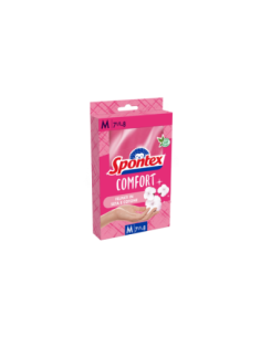 Spontex Guanti Comfort Felpati Taglia M