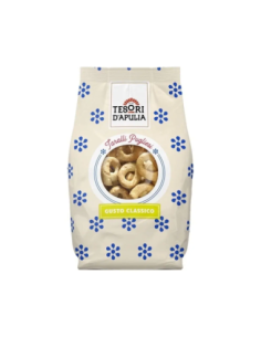 Tesori D Apulia Klassieke Apulische Taralli (Max 6 stuks) - 300 gr - Gratis verzending naar Europa en Groot-Brittannië