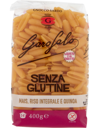Garofalo Gnocco Sardo Senza Glutine - 400 gr - Spedizione gratuita consegnata in EUROPA e UK