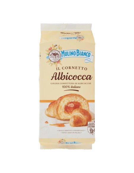 Mulino Bianco Croissants à l'abricot - 300 gr - Livraison gratuite en EUROPE et au Royaume-Uni