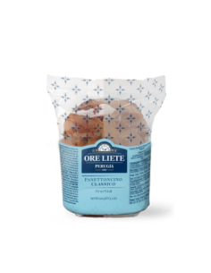 Ore Liete Panettoncino Classico Fruited in busta, confezione frontale