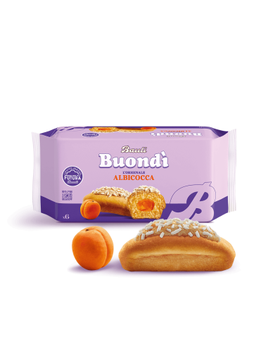 Buondi Albicocca Bauli Merendina Sfiziosa e Fruttata 258 gr