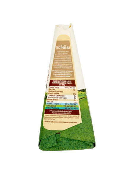 Parmareggio Parmigiano Reggiano +30 months - 250 gr - Free shipping delivered to EUROPE and UK