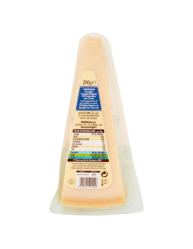 Parmareggio Parmigiano Reggiano +12 months - 200 gr - Free shipping delivered to EUROPE and UK