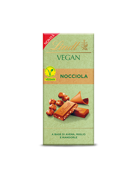 Vegan Lindt Hazelnut Chocolate Bar Rich and Crunchy