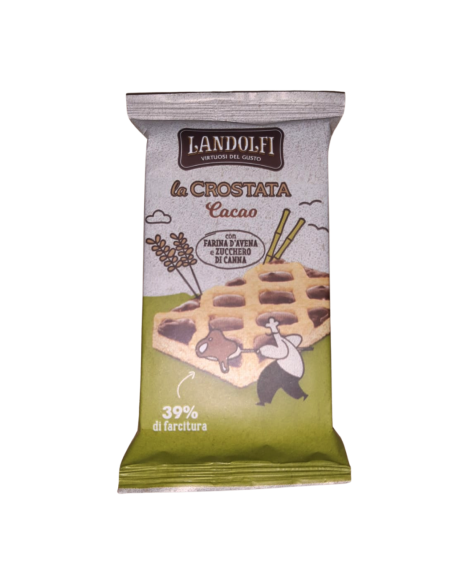 Landolfi Kakaotorte Stück - 4 x 60 g - Kostenloser Versand nach Europa und Großbritannien