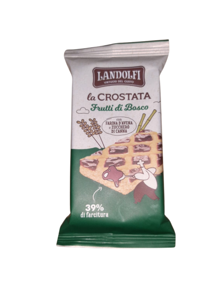 Landolfi Bosvruchten Taart Schijf - 4 x 60 g - Gratis verzending naar Europa en Groot-Brittannië