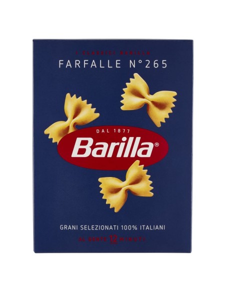 Barilla 265 Farfalle - 500 gr - Kostenloser Versand nach Europa und Großbritannien