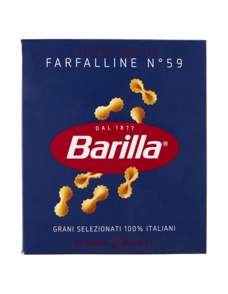 Barilla 59 Farfalline - 500 gr - Free shipping delivered to EUROPE