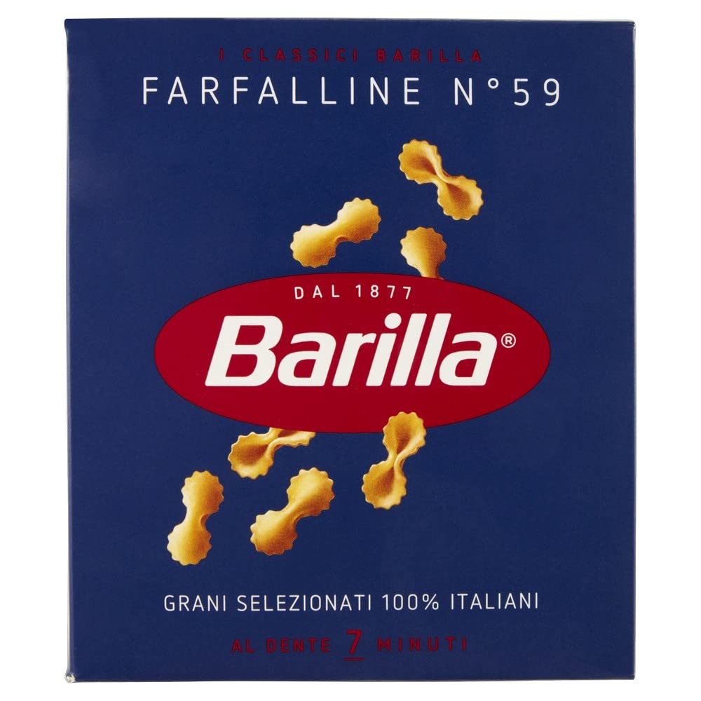 Barilla 59 Farfalline - 500 gr - Free shipping delivered to EUROPE