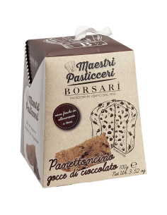 Borsari Panettoncino con gocce di cioccolato - 100 gr