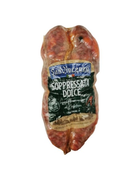 San Vincenzo Süße Soppressata - ca. 300 g - Kostenloser Versand nach Europa und Großbritannien