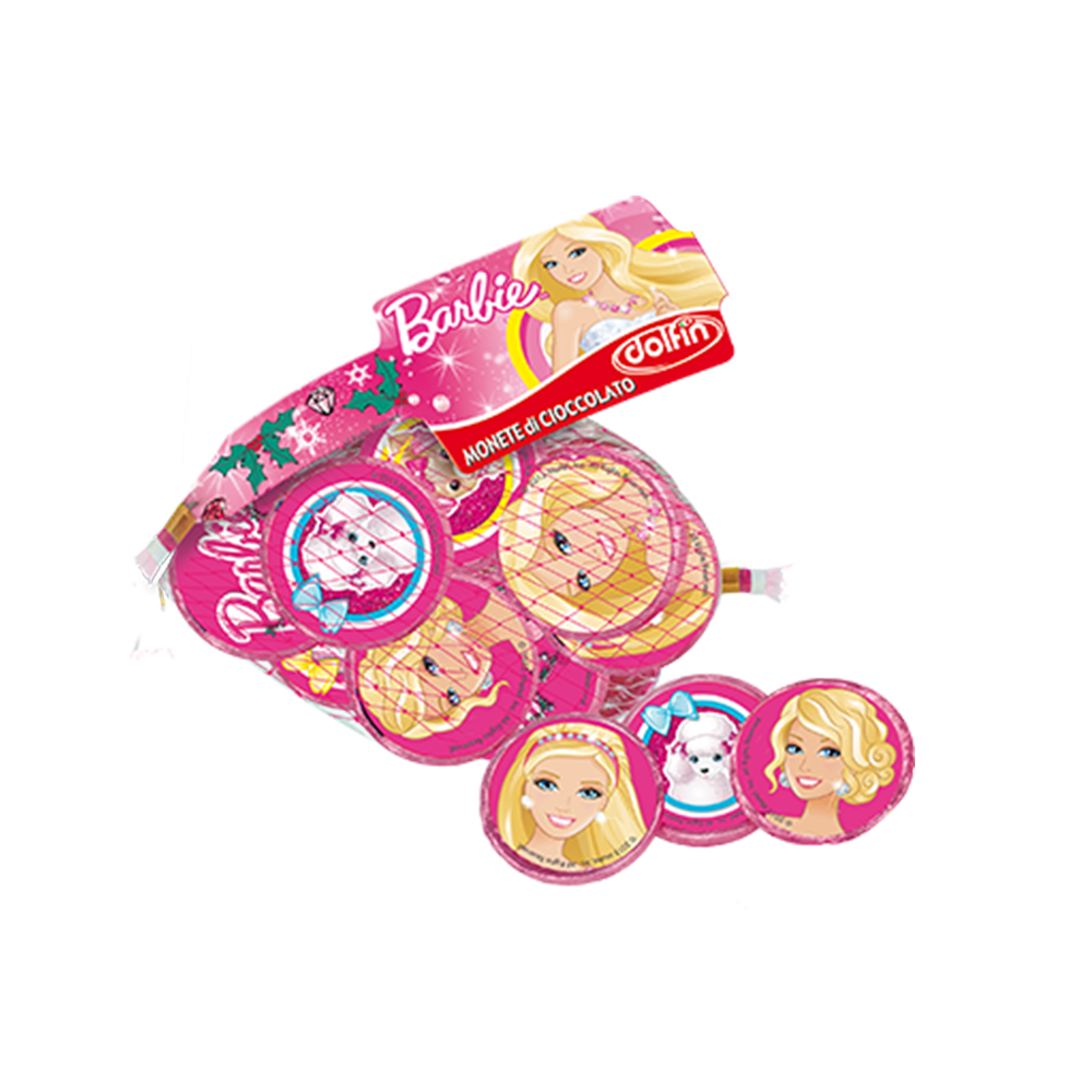 Dolfin Milk Chocolate Barbie Coins 45 g Free shipping
