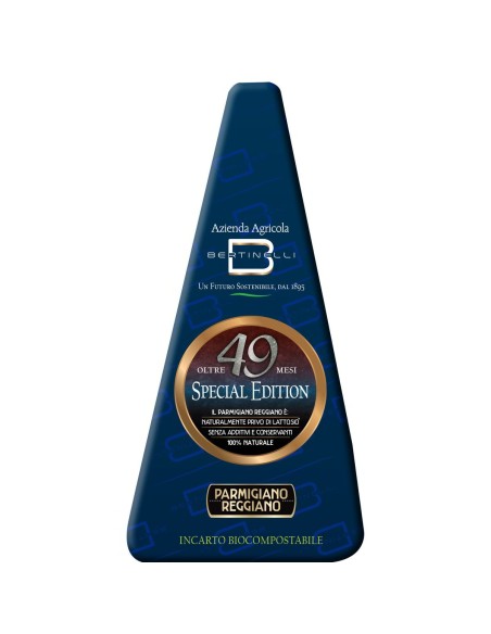 Bertinelli Parmigiano Reggiano Affiné Plus de 49 Mois - 300 g - Livraison gratuite en EUROPE et au Royaume-Uni