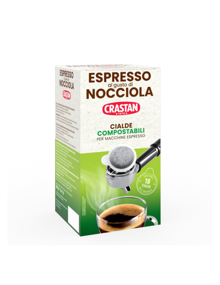 Crastan Cialde Espresso al gusto di Nocciola 18pz - 126gr
