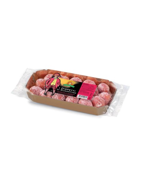 Gecchele Castagnole Dispetti di Rugantino Saveur Alchermes - 150 g - Livraison gratuite en EUROPE et au Royaume-Uni