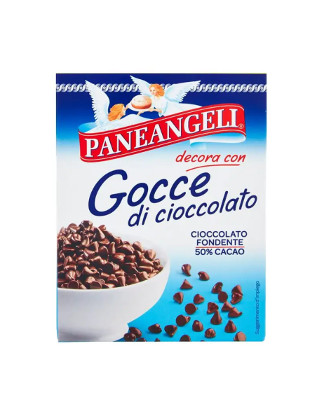 Paneangeli Gouttes de chocolat - 125 gr - Livraison gratuite en EUROPE et au Royaume-Uni