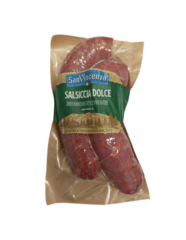 San Vincenzo Pikante Lange Worst - ca. 300 g - Gratis verzending naar Europa en Groot-Brittannië