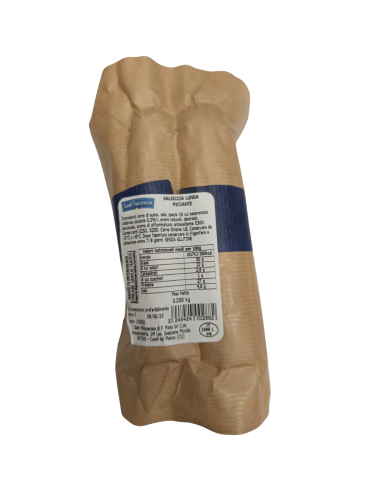 San Vincenzo Sweet Long Sausage - approx. 300 g - Free shipping delivered to EUROPE and UK