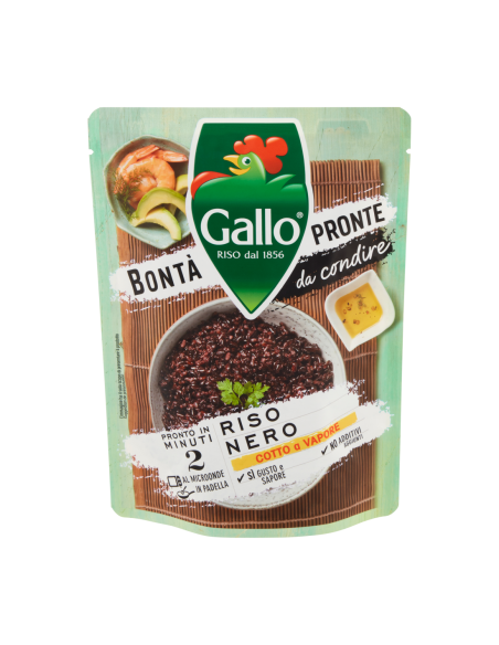 Gallo Bontà Pronte da Condire Riso Nero - 250 gr