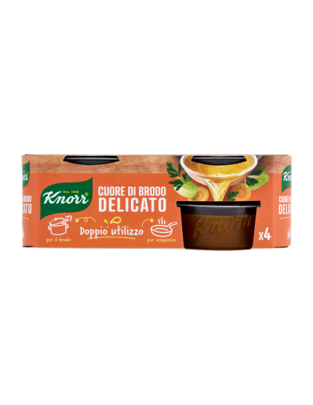 Knorr Cuore di Brodo Delicato - 4 x 28 gr