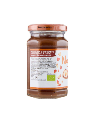 Rigoni Nocciolata la Crunchy bio - 250 gr - Gratis verzending naar Europa en Groot-Brittannië