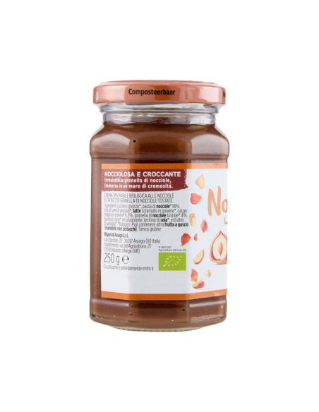 Rigoni Nocciolata la Crunchy bio - 250 gr - Gratis verzending naar Europa en Groot-Brittannië