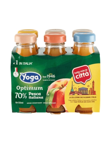 Yoga Optimum Succo di Pesca 70%, Sapore Autentico