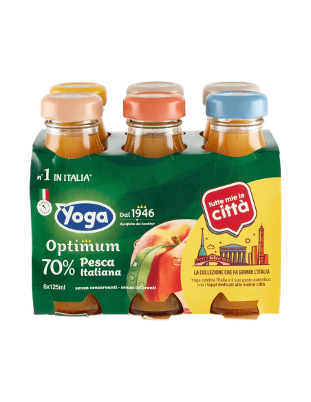 Yoga Optimum Succo di Pesca 70%, Sapore Autentico