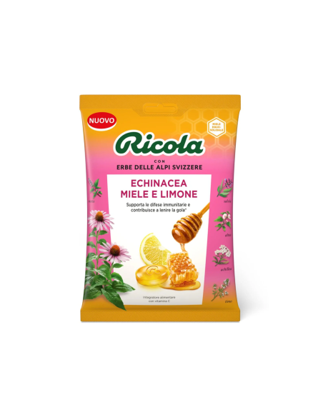 Ricola Echinacea Miele e Limone Caramelle con Erbe delle Alpi - 70 gr