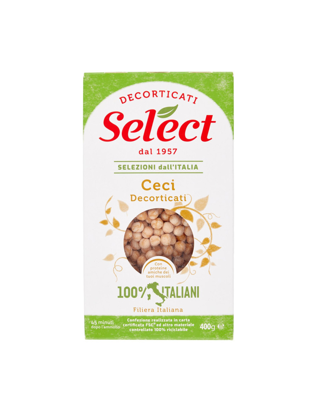 Select Chickpeas Peeled - 400g - Free shipping delivered to EUROPE and UK
